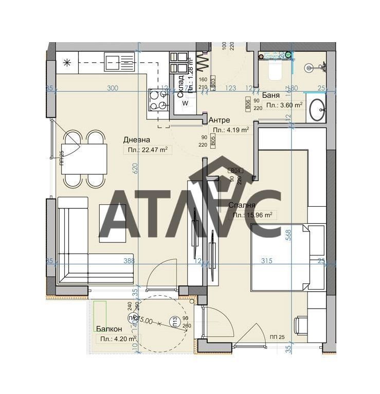 Продава  2-стаен област Пловдив , с. Марково , 68 кв.м | 26565752 - изображение [4]