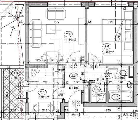 Till salu  2 sovrum Sofia , Centar , 88 kvm | 25661426 - bild [3]