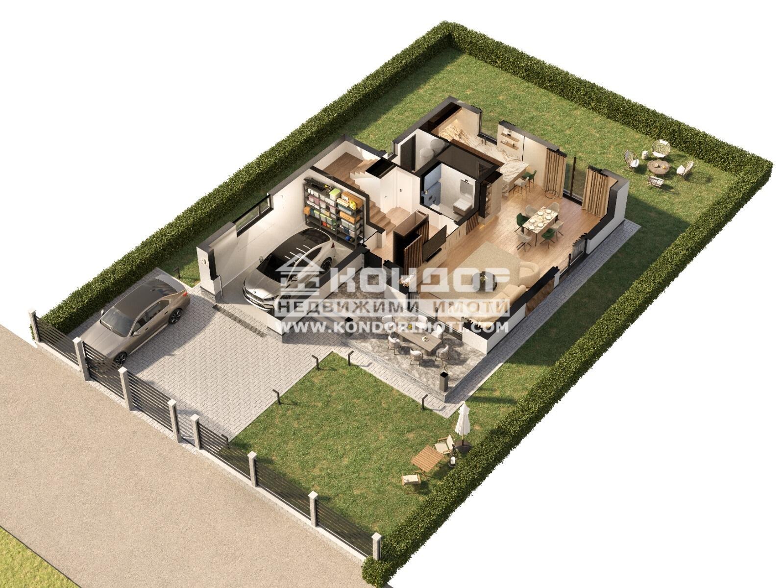 Продава КЪЩА, с. Марково, област Пловдив, снимка 4 - Къщи - 56430042