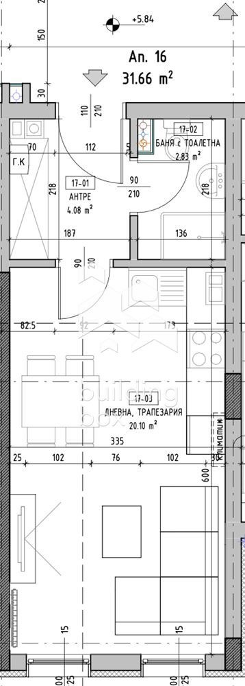 Продава 1-СТАЕН, гр. София, Малинова долина, снимка 3 - Апартаменти - 54112441