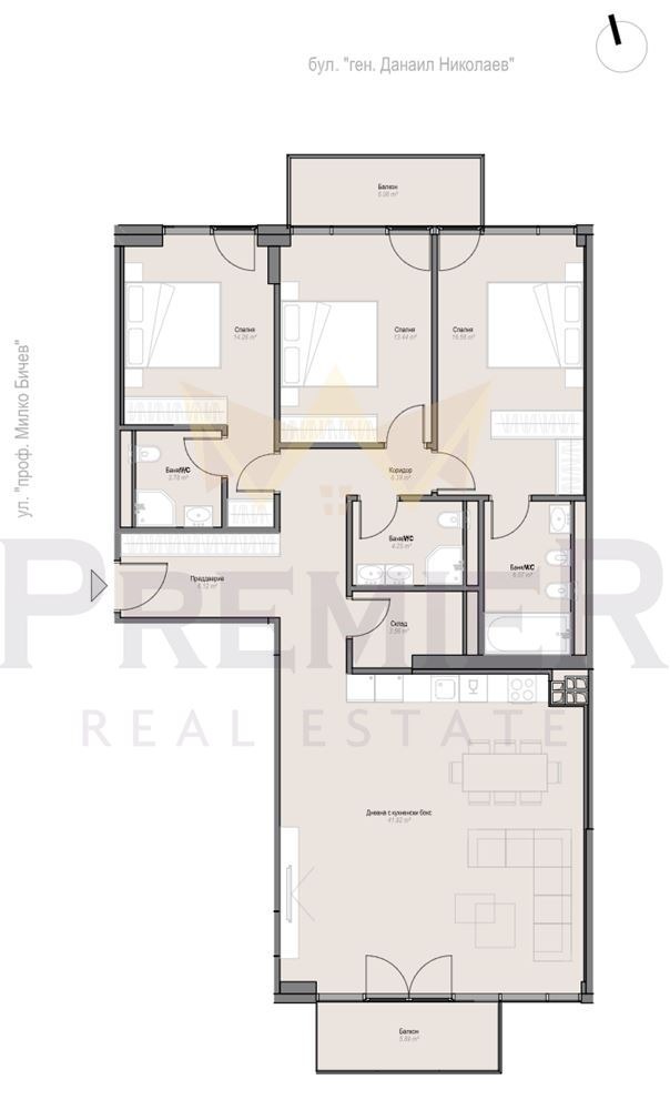 Продава 3-СТАЕН, гр. София, Оборище, снимка 2 - Апартаменти - 53030777