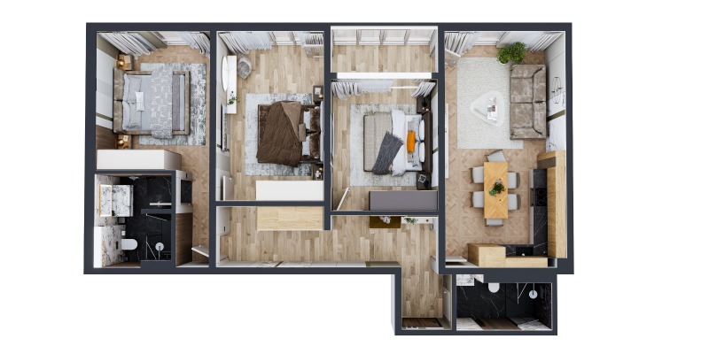 Продава 4-СТАЕН, гр. Русе, Център, снимка 16 - Апартаменти - 53044235