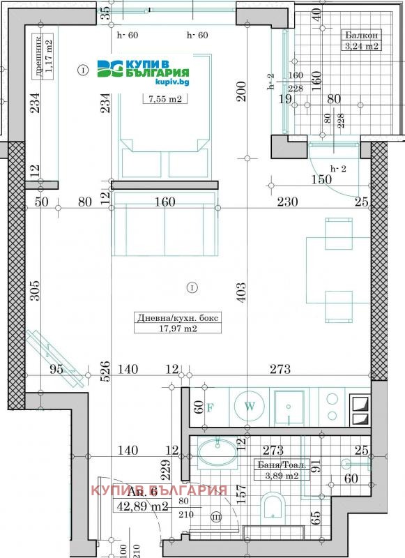 Te koop  1 slaapkamer Varna , Vazrazjdane 1 , 50 m² | 38638137 - afbeelding [4]