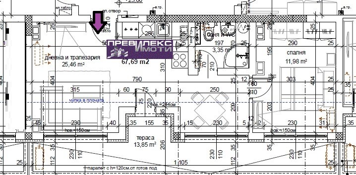 Продава 2-СТАЕН, гр. Пловдив, Тракия, снимка 7 - Апартаменти - 52371128