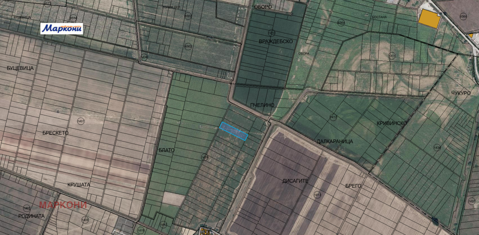 Продава ПАРЦЕЛ, с. Бусманци, област София област, снимка 2 - Парцели - 39372175