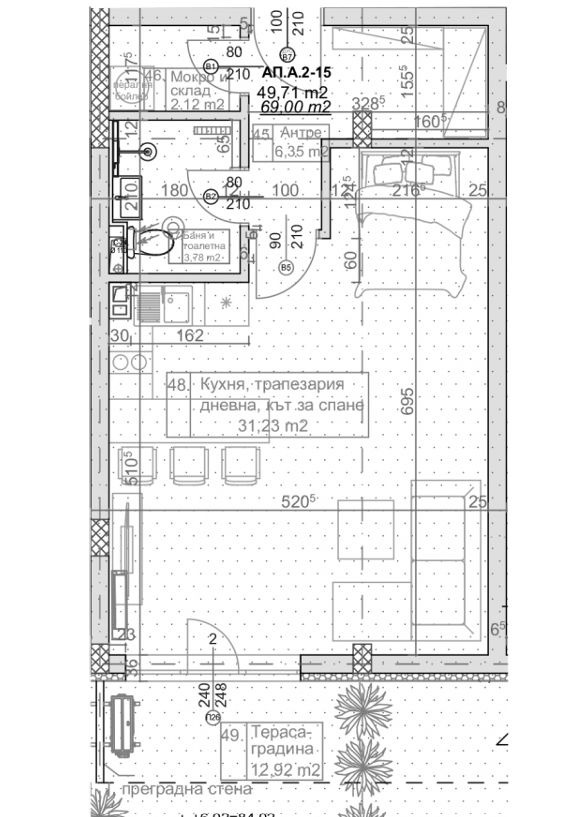 En venta  Estudio Varna , k.k. Chayka , 79 metros cuadrados | 37942748 - imagen [3]