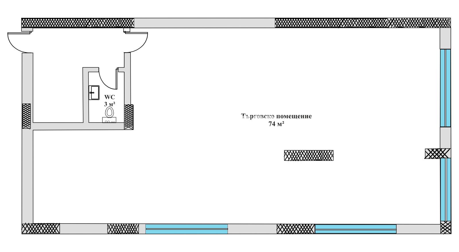Продава МАГАЗИН, гр. Пловдив, Тракия, снимка 2 - Магазини - 49953228