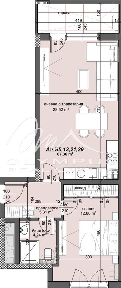 Продава 2-СТАЕН, гр. Пловдив, Тракия, снимка 2 - Aпартаменти - 48036956