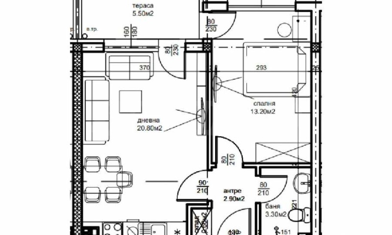 Til salgs  1 soverom Plovdiv , Belomorski , 59 kvm | 11375988 - bilde [7]