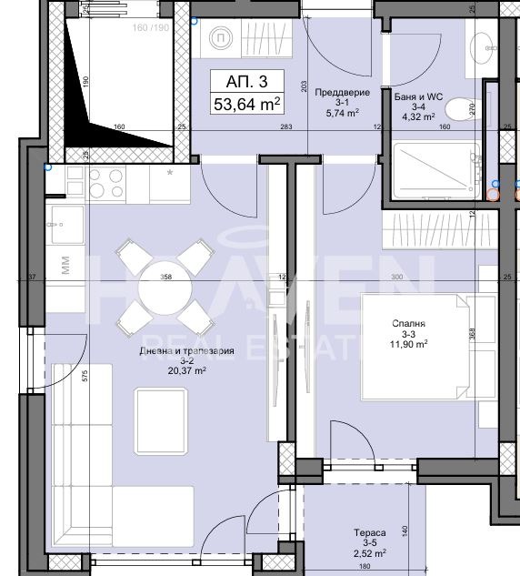 Te koop  1 slaapkamer Plovdiv , Mladezjki Chalm , 63 m² | 56515474 - afbeelding [2]