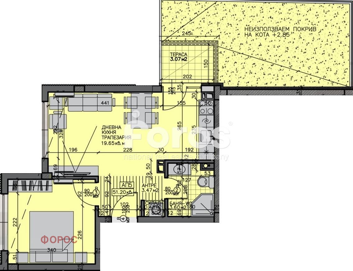 Продава 2-СТАЕН, гр. Бургас, Зорница, снимка 2 - Апартаменти - 52751881