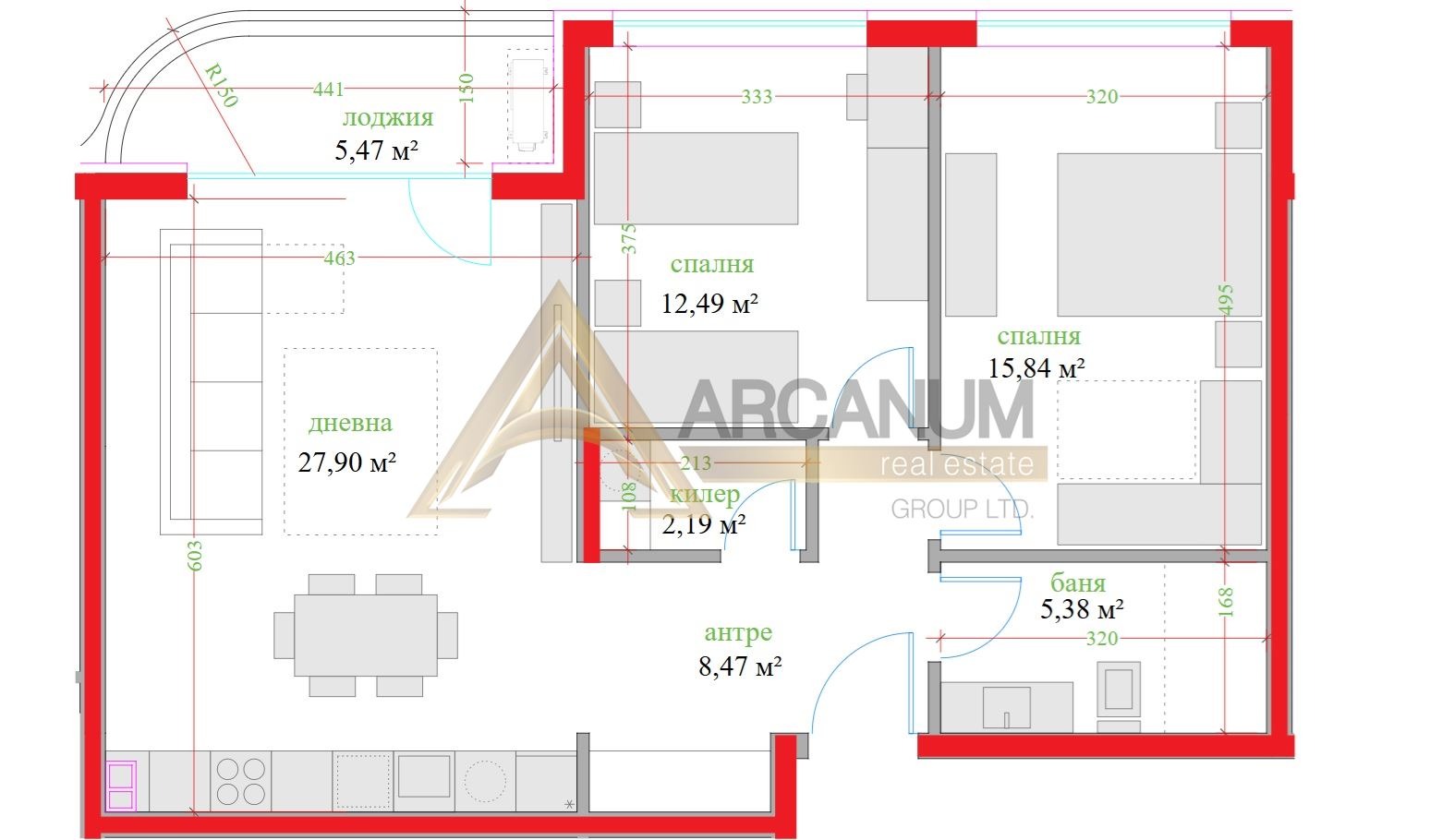 Продава 3-СТАЕН, гр. Варна, Трошево, снимка 4 - Апартаменти - 55011716
