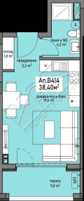 Продава 1-СТАЕН, гр. Бургас, Братя Миладинови, снимка 5