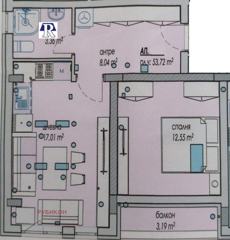 Продава  2-стаен град Плевен , Широк център , 62 кв.м | 12147829