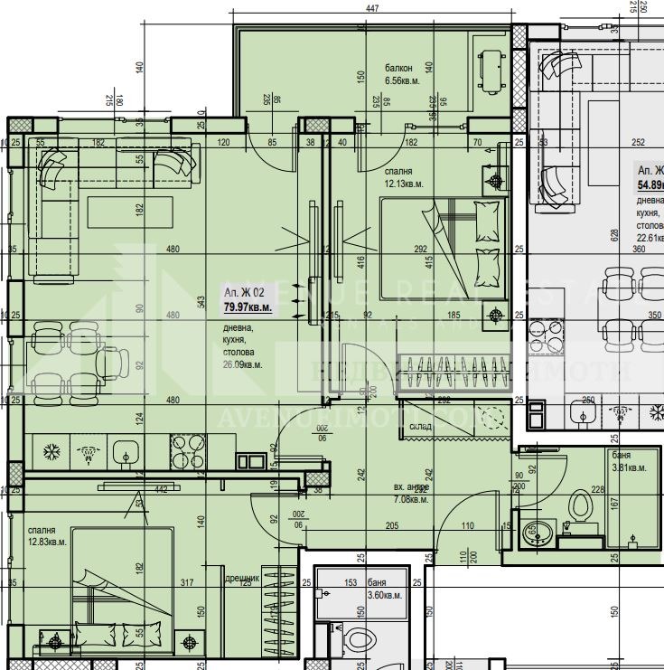 À venda  2 quartos Plovdiv , Iujen , 100 m² | 92158072 - imagem [3]