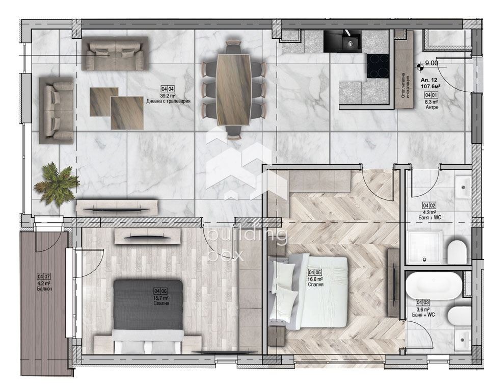 Продава 3-СТАЕН, гр. София, Горна баня, снимка 13 - Апартаменти - 56253760