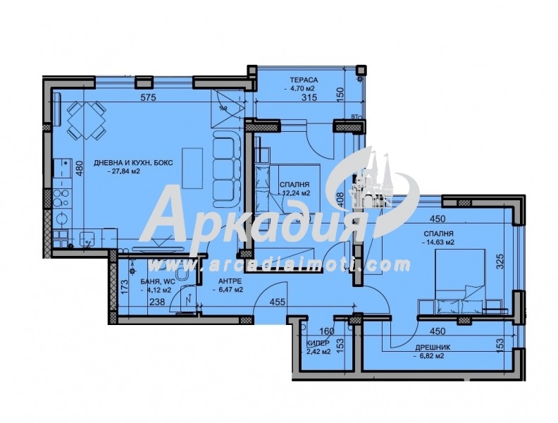 Продава 3-СТАЕН, гр. Пловдив, Христо Смирненски, снимка 11 - Апартаменти - 45619671