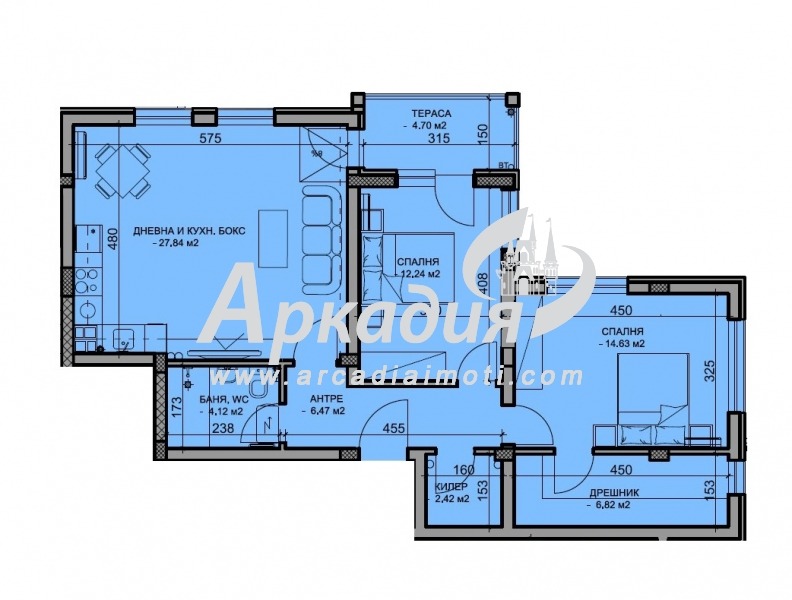 Продава 3-СТАЕН, гр. Пловдив, Христо Смирненски, снимка 3 - Aпартаменти - 45619671