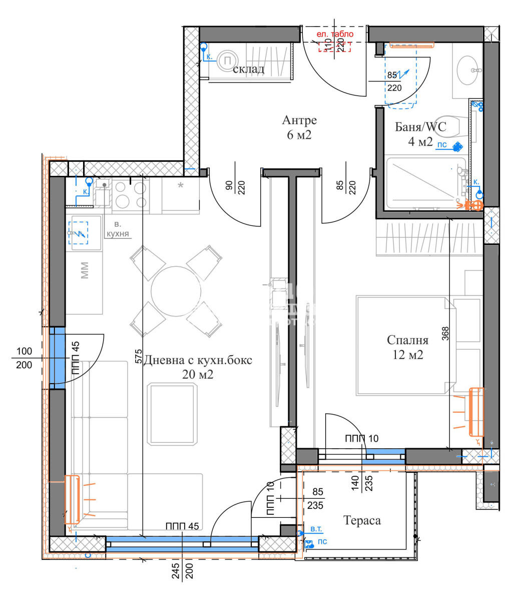 Продава 2-СТАЕН, гр. Пловдив, Младежки Хълм, снимка 2 - Апартаменти - 55819224