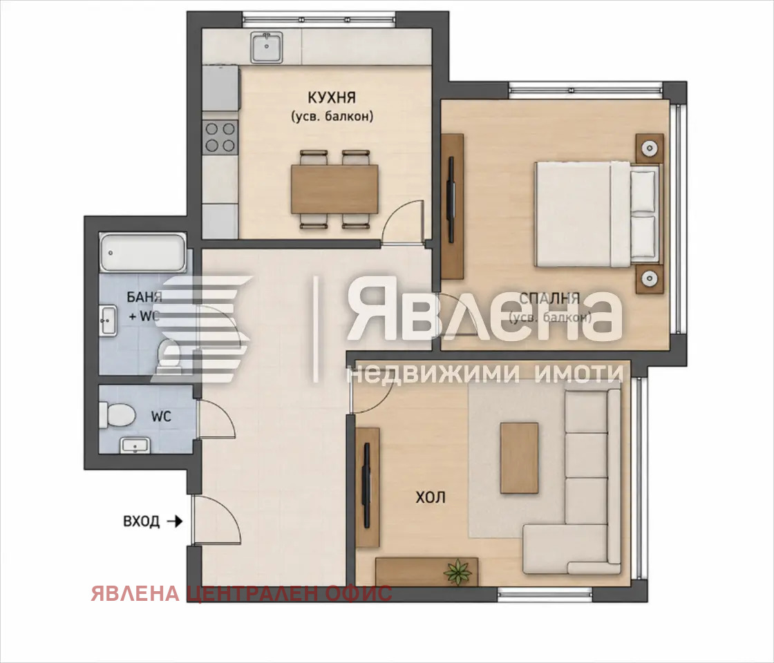 Продава 2-СТАЕН, гр. София, Бенковски, снимка 16 - Апартаменти - 56577450