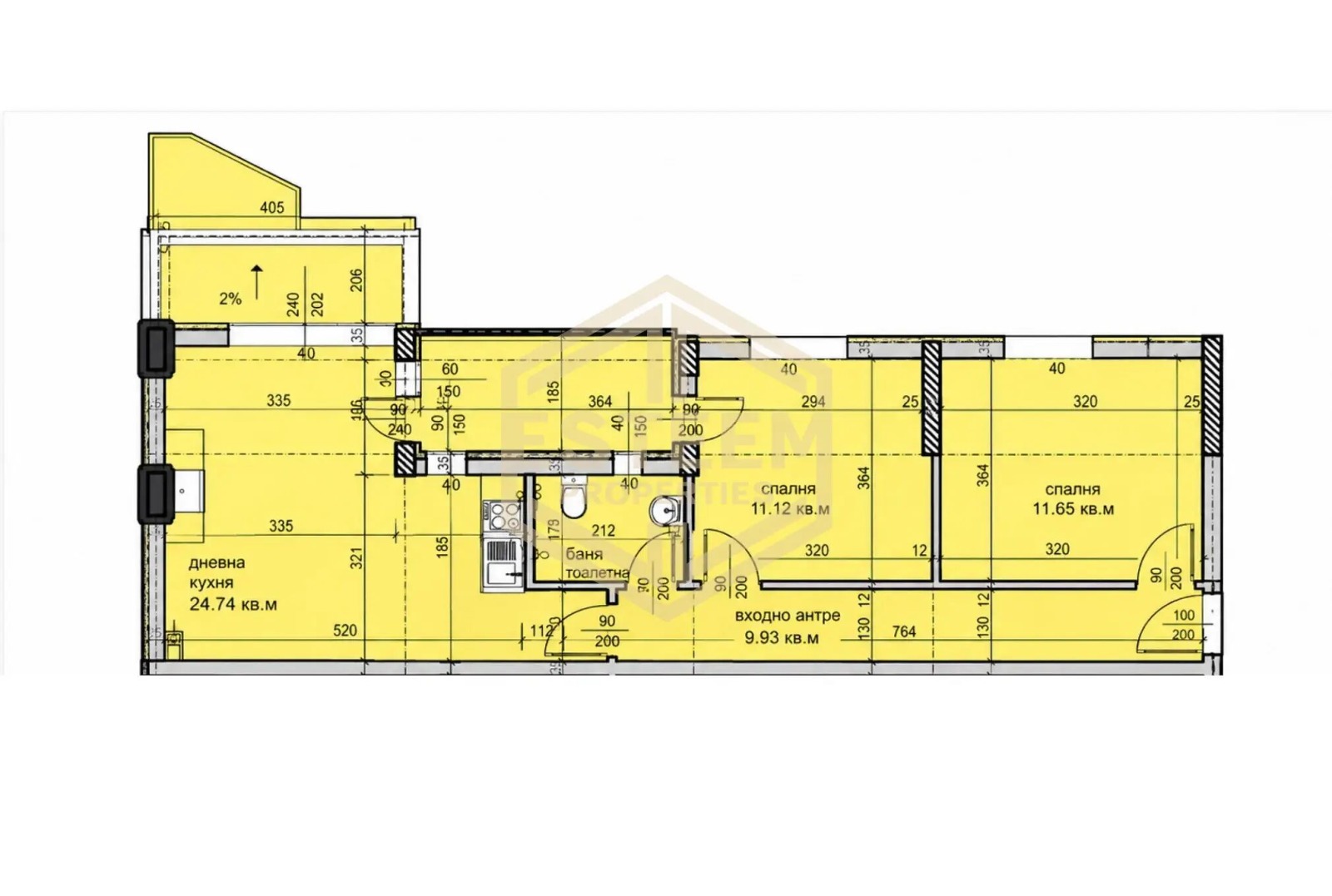 Продава 3-СТАЕН, гр. Русе, Централен южен район, снимка 3 - Апартаменти - 56256640