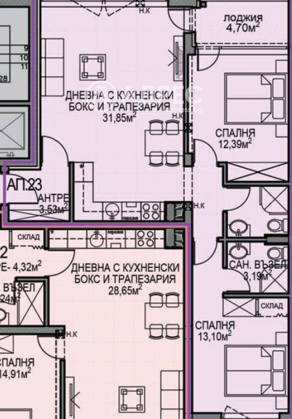 Продава 3-СТАЕН, гр. София, Обеля 2, снимка 4 - Апартаменти - 56516009