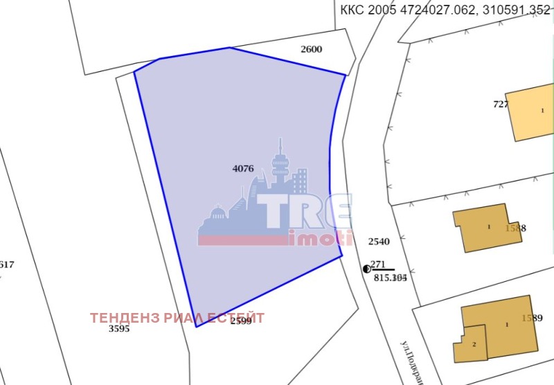 De vânzare  Complot Sofia , Vladaia , 1247 mp | 71257294 - imagine [3]