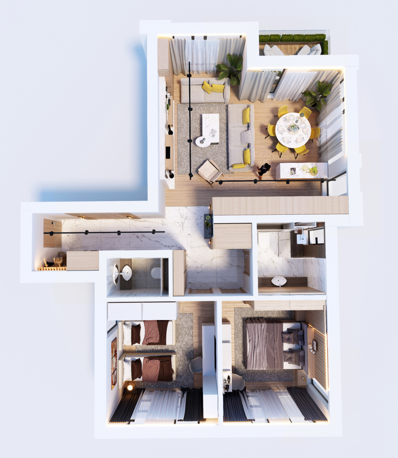 Продава 3-СТАЕН, гр. Варна, м-т Зеленика, снимка 9 - Апартаменти - 54050376