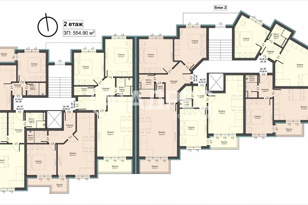Продава 3-СТАЕН, гр. Варна, Аспарухово, снимка 3 - Апартаменти - 55090980