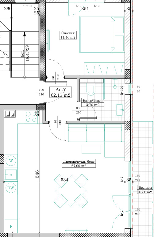 Продава 2-СТАЕН, гр. Варна, Кайсиева градина, снимка 3 - Aпартаменти - 48713405