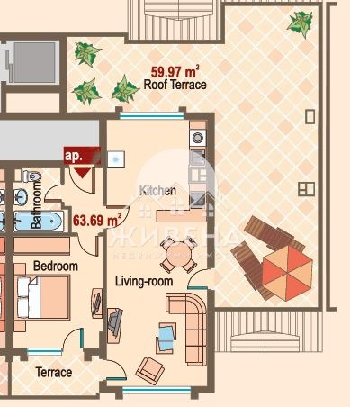 Продава 2-СТАЕН, гр. Варна, Аспарухово, снимка 6 - Апартаменти - 54228727