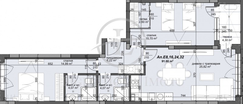De vânzare  2 dormitoare Plovdiv , Traciia , 108 mp | 81788123 - imagine [5]