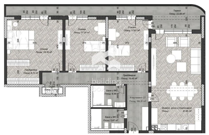 Продаја  3 спаваће собе Софија , Центар , 220 м2 | 35340940 - слика [4]