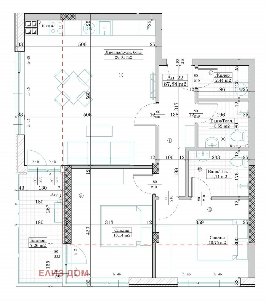 Продава 3-СТАЕН, гр. Варна, Левски 1, снимка 4 - Апартаменти - 51531653