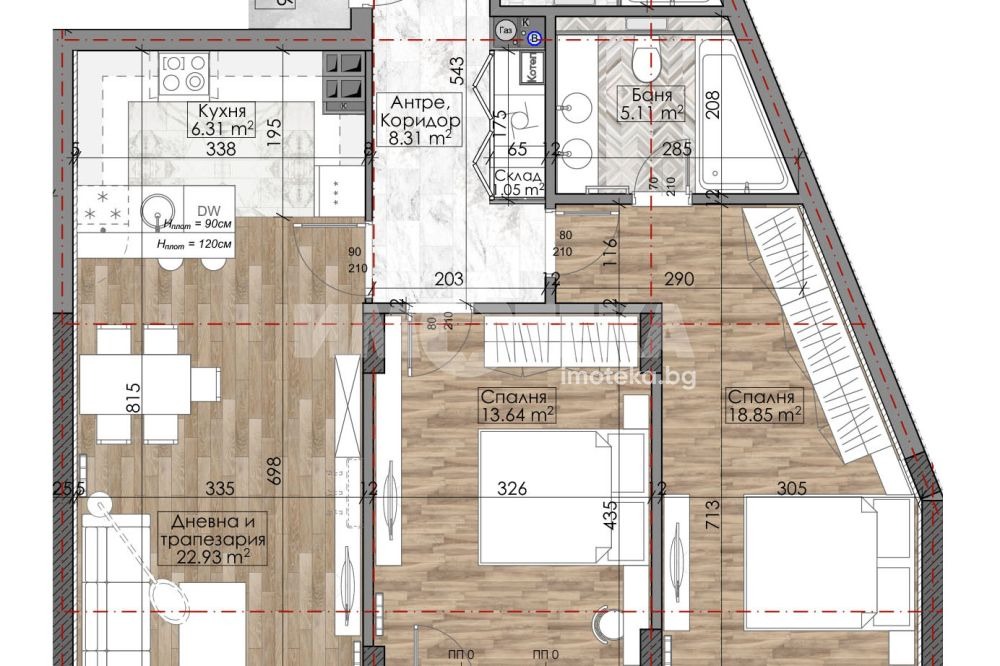 Продава 3-СТАЕН, гр. София, Гоце Делчев