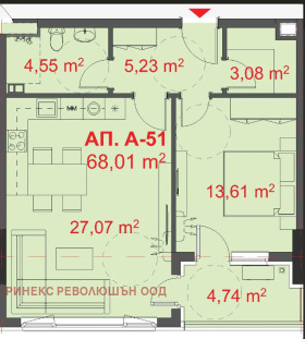 Продажба на двустайни апартаменти в град Бургас — страница 10 - изображение 5 