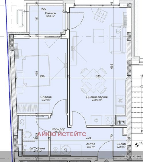 Продава 2-СТАЕН, гр. София, Бъкстон