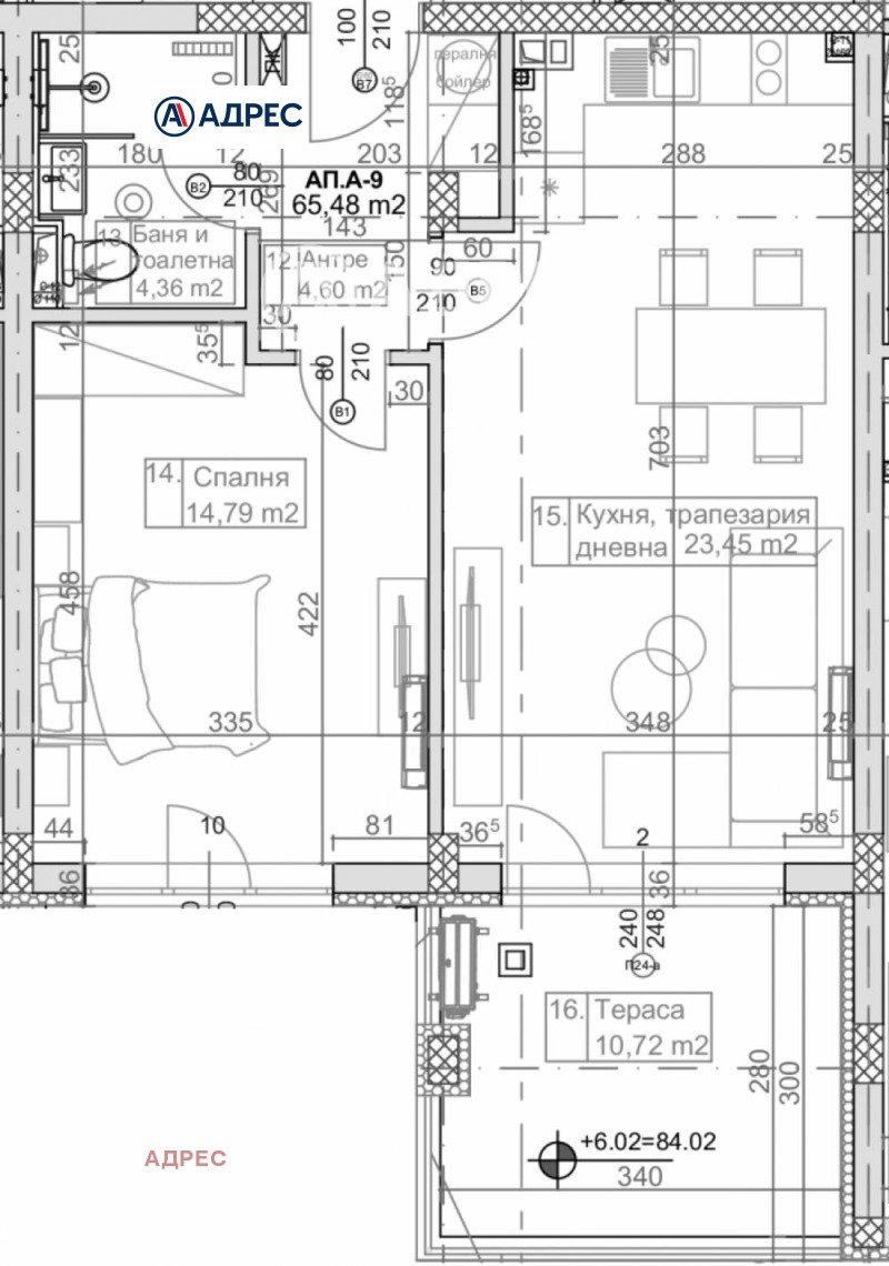 Продава 2-СТАЕН, гр. Варна, к.к. Слънчев ден, снимка 2 - Апартаменти - 52747194