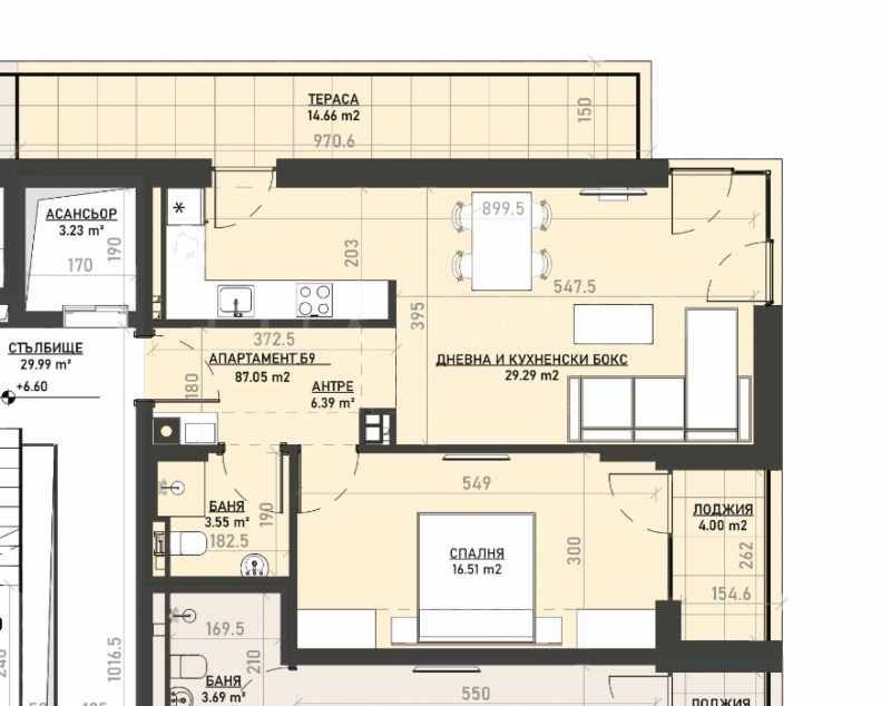 Продава 2-СТАЕН, гр. София, Бояна, снимка 2 - Апартаменти - 53274354