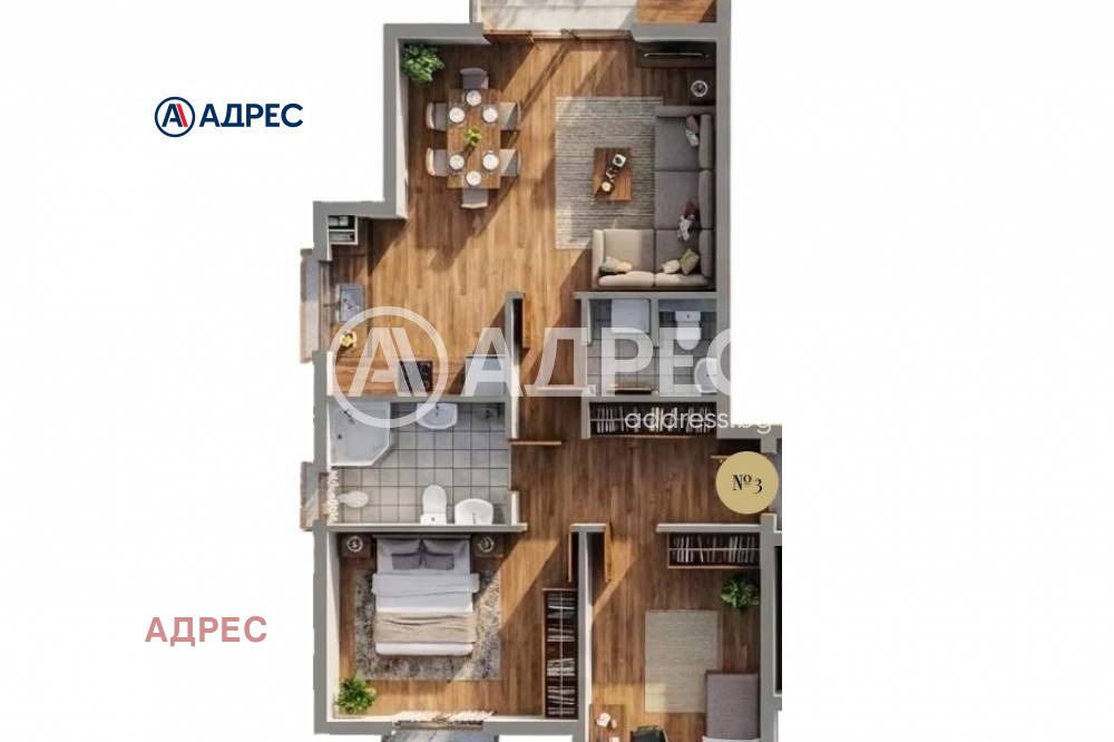Продава 3-СТАЕН, гр. Варна, Възраждане 3