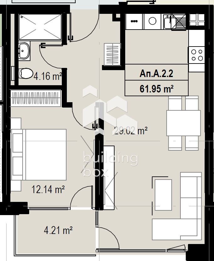 Продава 2-СТАЕН, гр. София, м-т Камбаните, снимка 6 - Апартаменти - 54268057