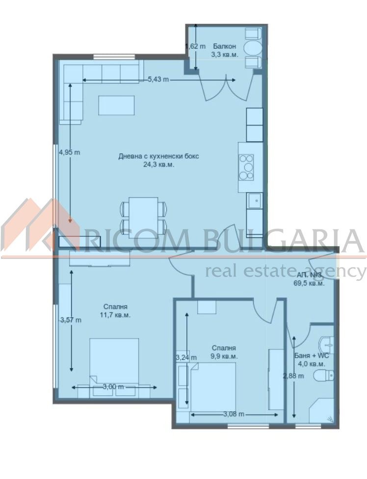 Продава 3-СТАЕН, гр. Варна, Виница, снимка 8 - Апартаменти - 53856232
