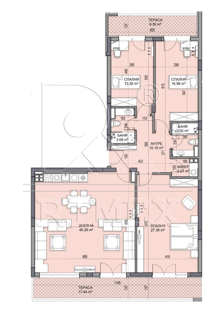 Продава 4-СТАЕН, гр. Пловдив, Гагарин, снимка 2 - Апартаменти - 55625877