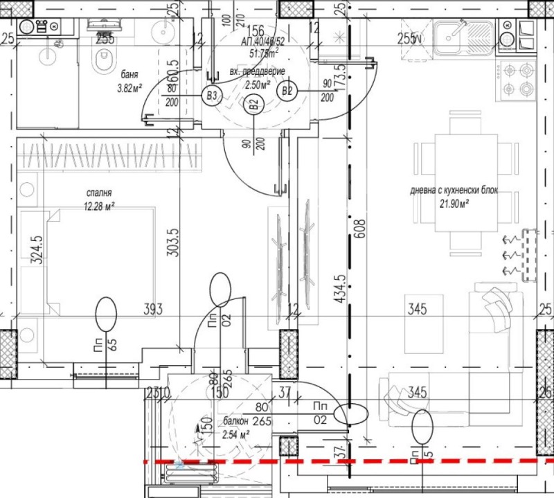 Продава 2-СТАЕН, гр. София, Младост 4, снимка 3 - Апартаменти - 52365669