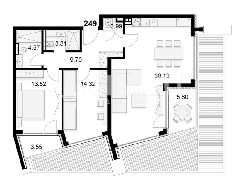 Продава 3-СТАЕН, гр. София, Симеоново, снимка 12 - Апартаменти - 52638710