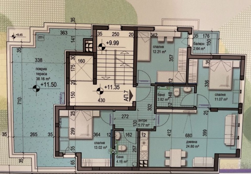 Te koop  3 slaapkamers Sofia , Nadezjda 3 , 174 m² | 76284658 - afbeelding [3]