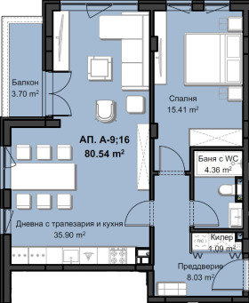 1 dormitorio Jristo Smirnenski, Plovdiv 1