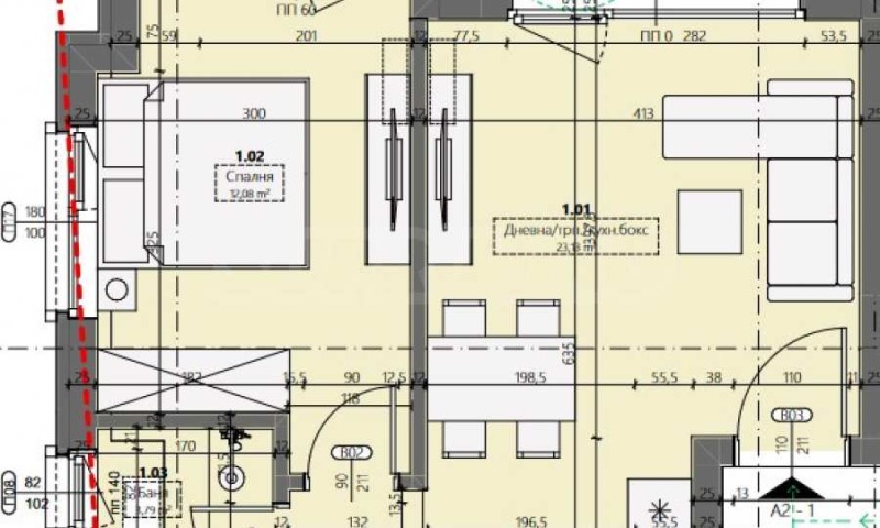 Te koop  1 slaapkamer regio Boergas , Tsarevo , 59 m² | 43578348 - afbeelding [2]