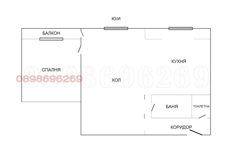 Till salu  1 sovrum Sofia , Lagera , 80 kvm | 75208968 - bild [2]
