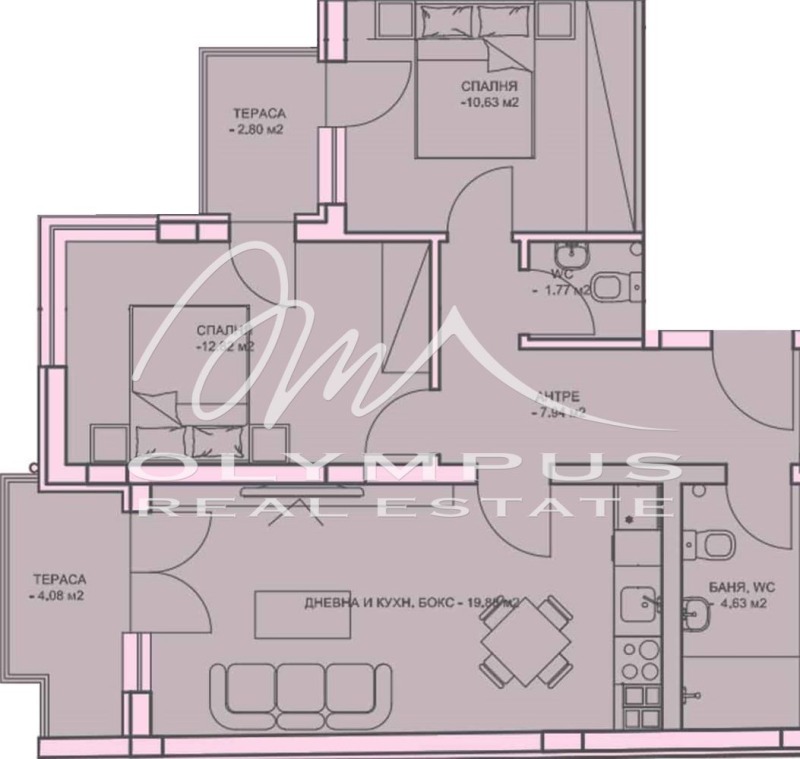 Продава 3-СТАЕН, гр. Пловдив, Център, снимка 2 - Aпартаменти - 48946302